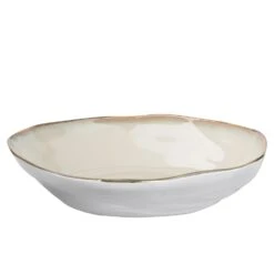 Schale "Antea" In Creme - H. 8 Cm - B. 29 Cm