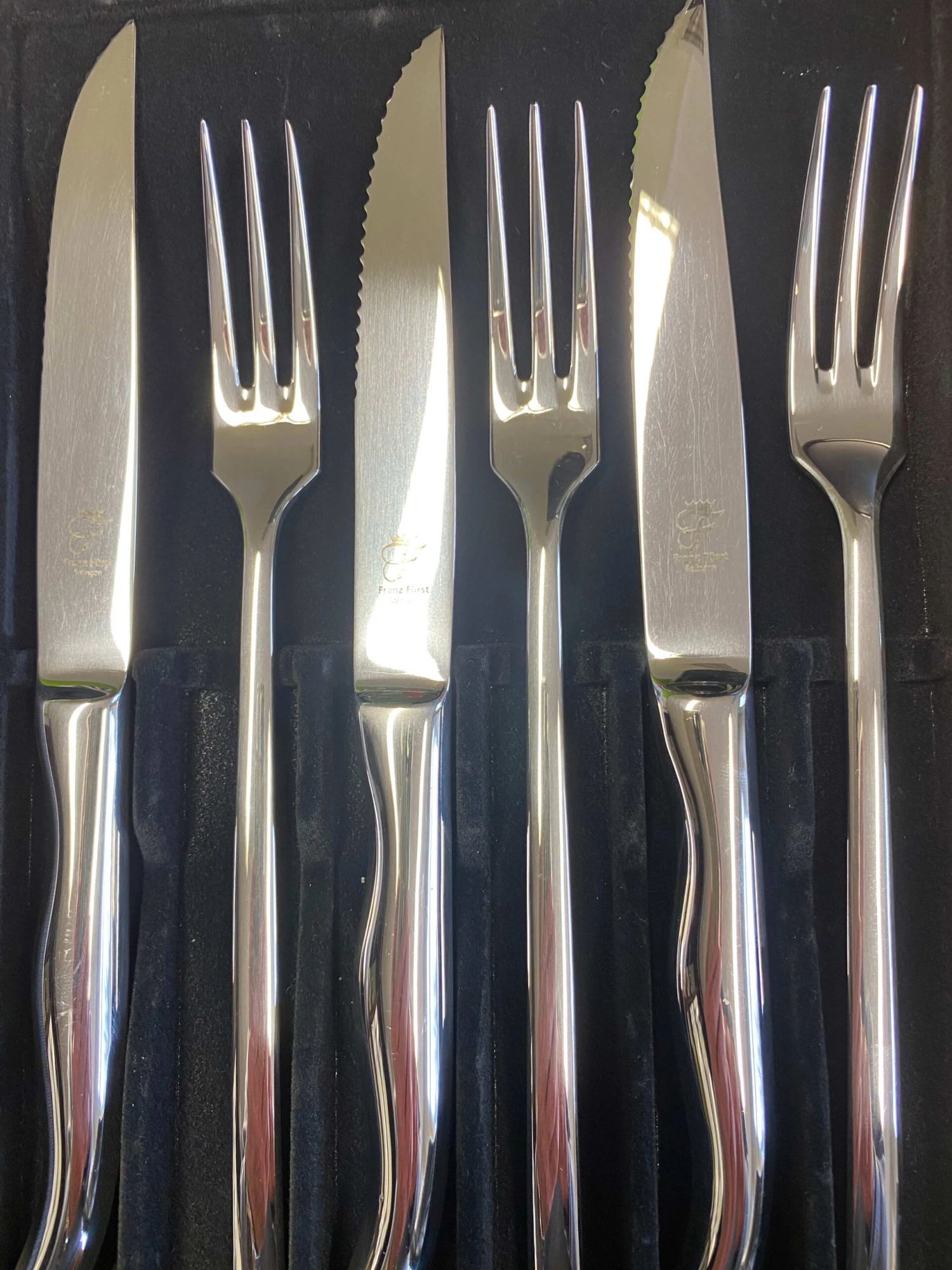 Steakset 6tlg. Silber 3 Steakset 6tlg. Silber