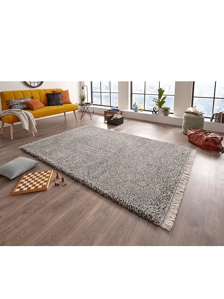 Hochflor-Teppich "Aloe" In Grau 5 Hochflor-Teppich "Aloe" In Grau – Bild 3