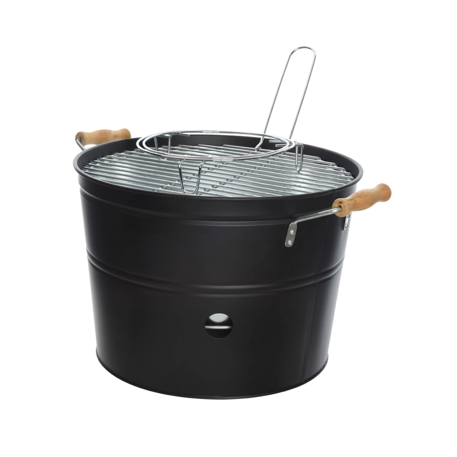 Mini Eimergrill Holzkohlegrill Metall H: 24cm In Schwarz 3 Mini Eimergrill Holzkohlegrill Metall H: 24cm In Schwarz