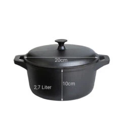 Schmortopf Gusseisen In Schwarz - 20cm 5 Schmortopf Gusseisen In Schwarz - 20cm -Allgemeiner Haushaltswarenladen gaumenkick schmortopf gusseisen in schwarz 20cm 1
