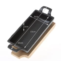 Servierpfanne Gusseisenmit 2 Griffen In Schwarz - L: 15,5cm -Allgemeiner Haushaltswarenladen gaumenkick servierpfanne gusseisenmit 2 griffen in schwarz l 15 5cm 2