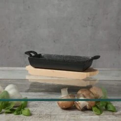 Servierpfanne Gusseisenmit 2 Griffen In Schwarz - L: 15,5cm -Allgemeiner Haushaltswarenladen gaumenkick servierpfanne gusseisenmit 2 griffen in schwarz l 15 5cm 3