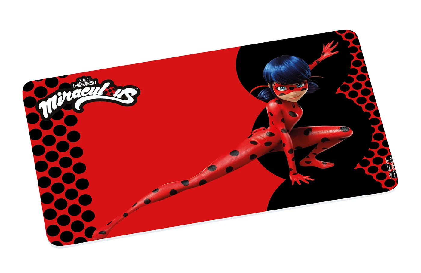 Frühstücksbrettchen Miraculous Ladybug In Rot - 23,5 X 14,5 Cm 3 Frühstücksbrettchen Miraculous Ladybug In Rot - 23,5 X 14,5 Cm