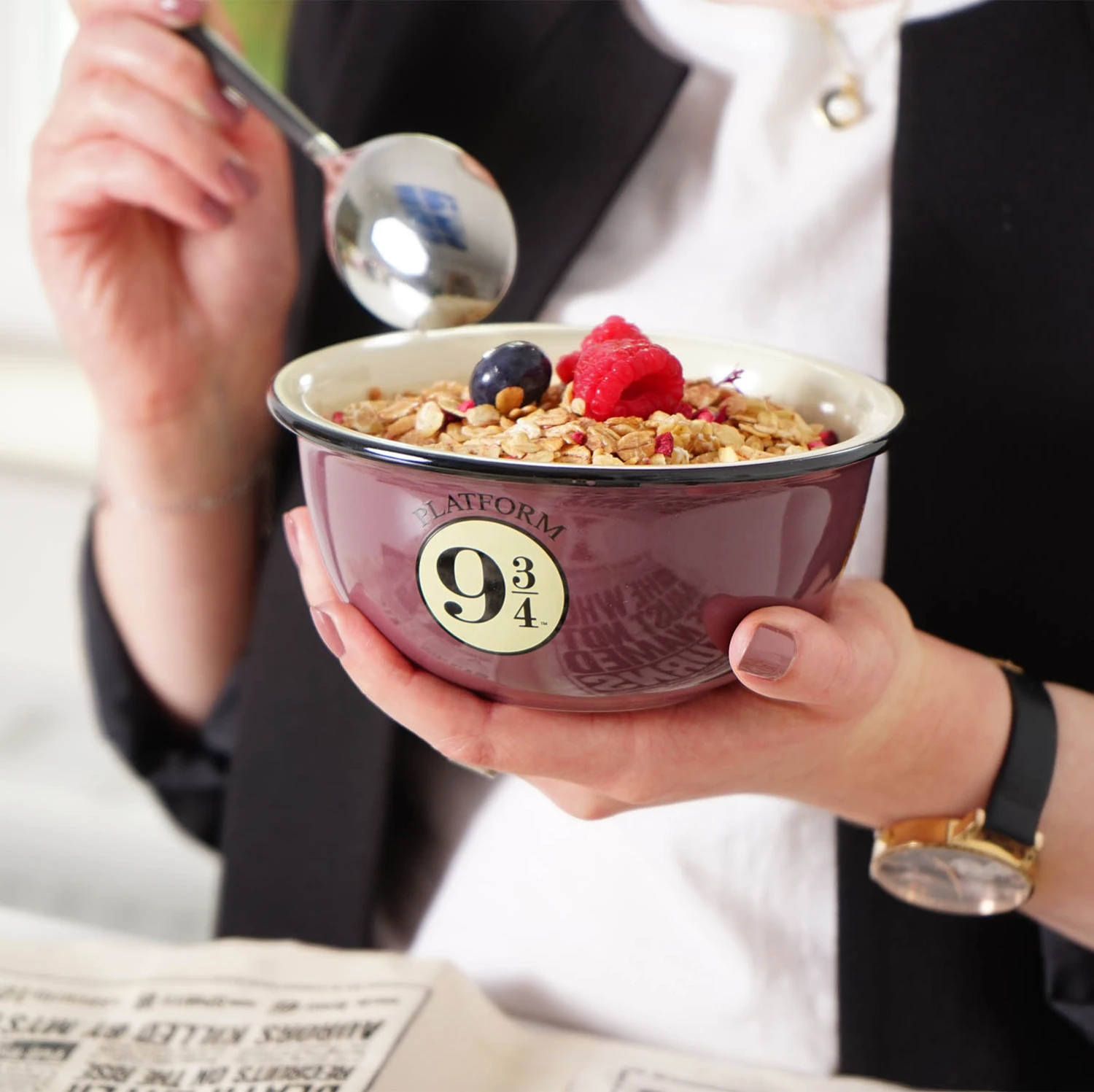 Müslischale Hogwarts Express In Rot - 400 Ml 4 Müslischale Hogwarts Express In Rot - 400 Ml – Bild 2