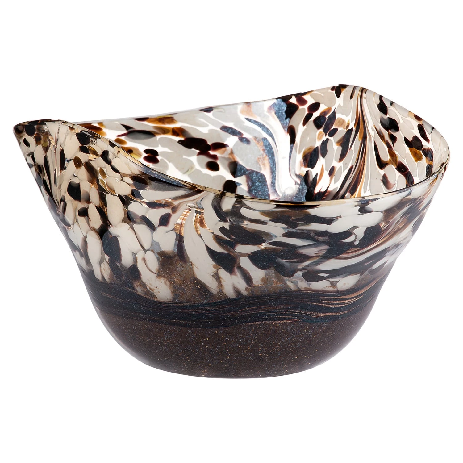 Schale "Alessia" In Braun - H. 15 Cm - B. 31 Cm 4 Schale "Alessia" In Braun - H. 15 Cm - B. 31 Cm – Bild 2