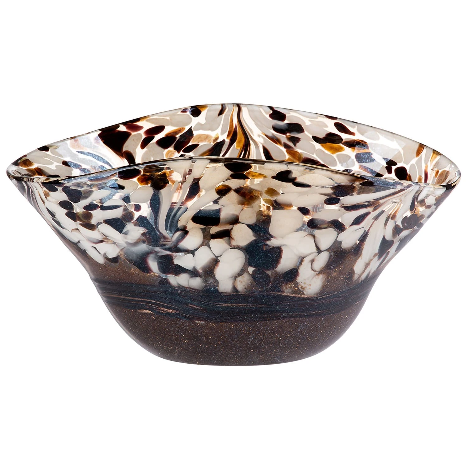 Schale "Alessia" In Braun - H. 15 Cm - B. 31 Cm 3 Schale "Alessia" In Braun - H. 15 Cm - B. 31 Cm