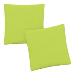 2er Set Jersey Kissenhüllen JESBERG In Farbe Apfelgrün