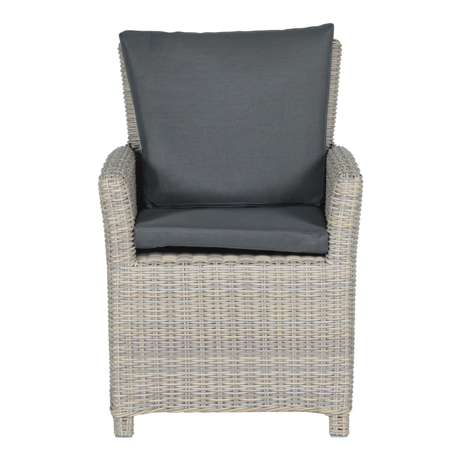 Gartensessel VANCOUVER In Farbe Natur-grau / Polster Anthrazit 5 Gartensessel VANCOUVER In Farbe Natur-grau / Polster Anthrazit – Bild 3