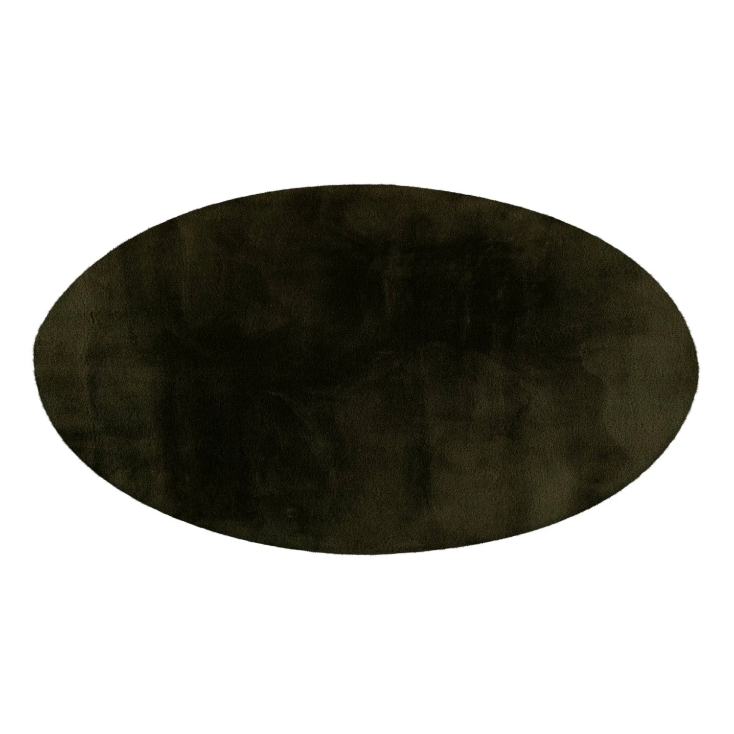 Runder Hochflor-Teppich HEAVEN In Dunkelgrün 4 Runder Hochflor-Teppich HEAVEN In Dunkelgrün – Bild 2