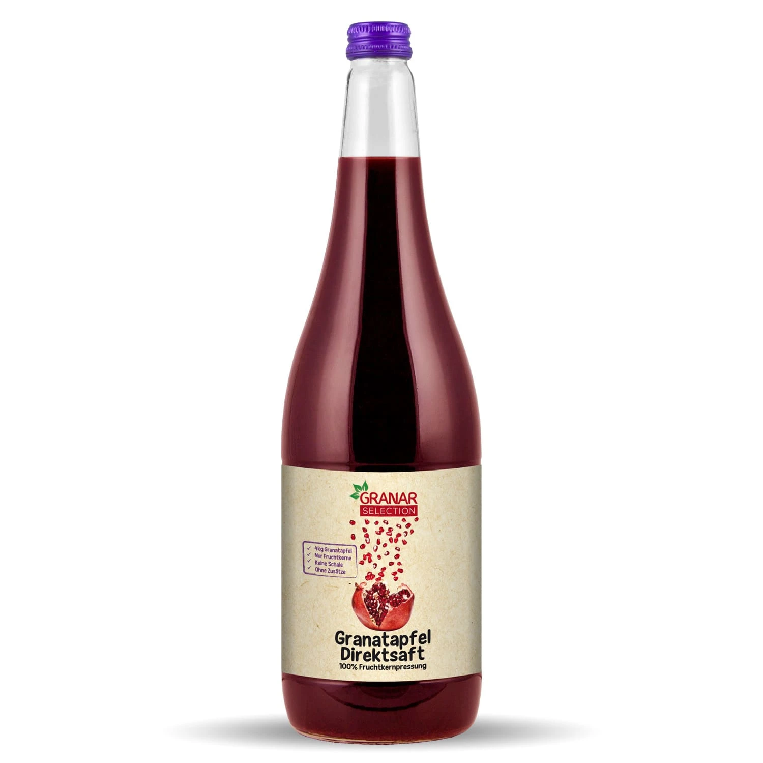 3 X 1 Liter Granatapfel Direktsaft Aus Kernpressung 3 3 X 1 Liter Granatapfel Direktsaft Aus Kernpressung