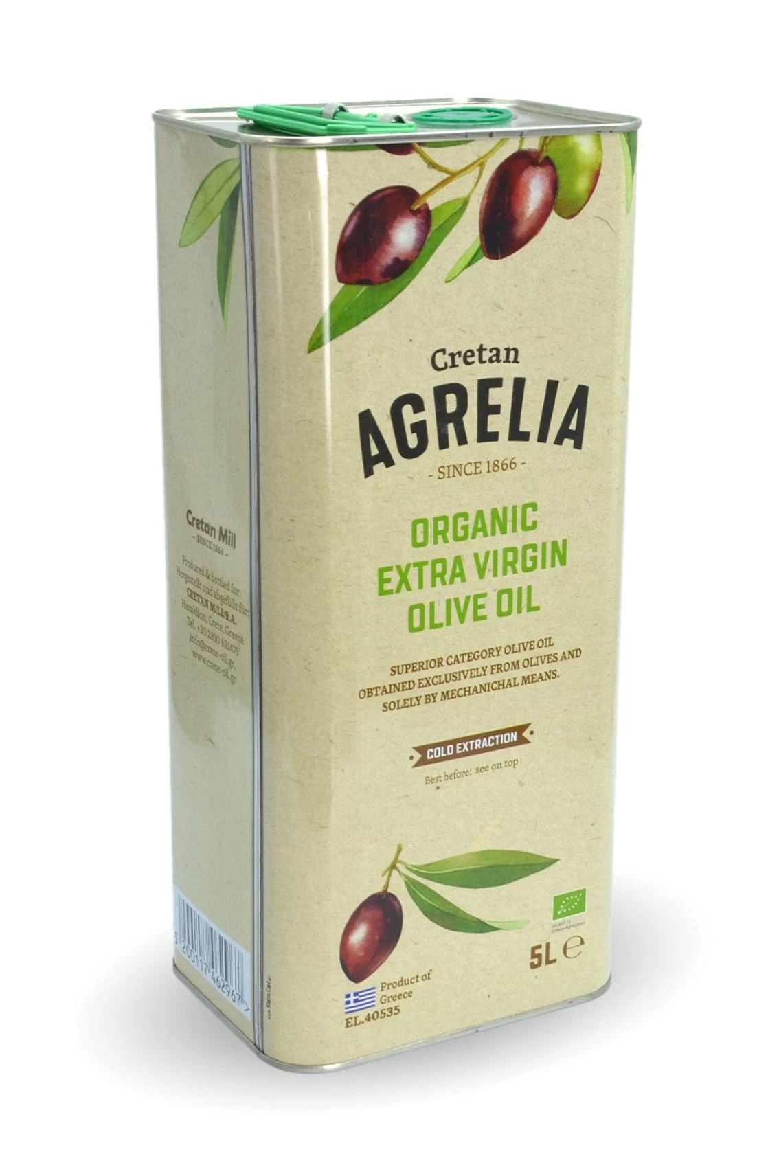 5L Bio Olivenöl, Extra Nativ, Sortenrein, Koroneiki Oliven 3 5L Bio Olivenöl, Extra Nativ, Sortenrein, Koroneiki Oliven