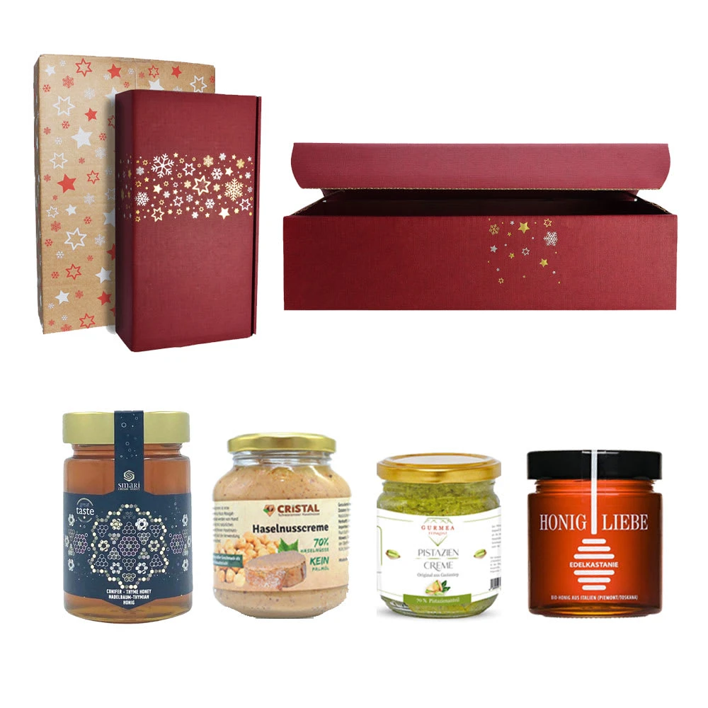 Geschenkbox "Honige & Aufstriche" 3 Geschenkbox "Honige & Aufstriche"