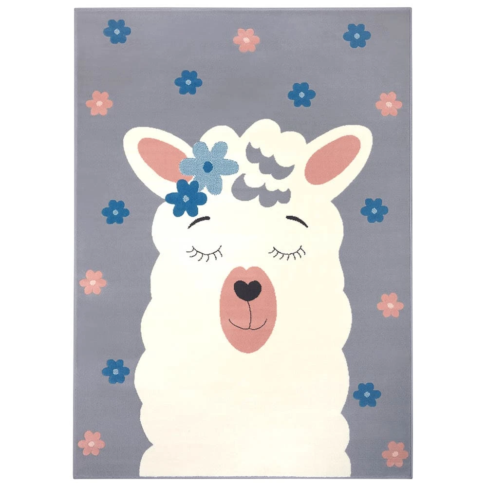 Kinderteppich Kurzflor Alpaca Charly Grau 3 Kinderteppich Kurzflor Alpaca Charly Grau