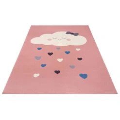 Kinderteppich Kurzflor Lovely Sky Wolke Rosa 8 Kinderteppich Kurzflor Lovely Sky Wolke Rosa -Allgemeiner Haushaltswarenladen hanse home kinderteppich kurzflor lovely sky wolke rosa 2