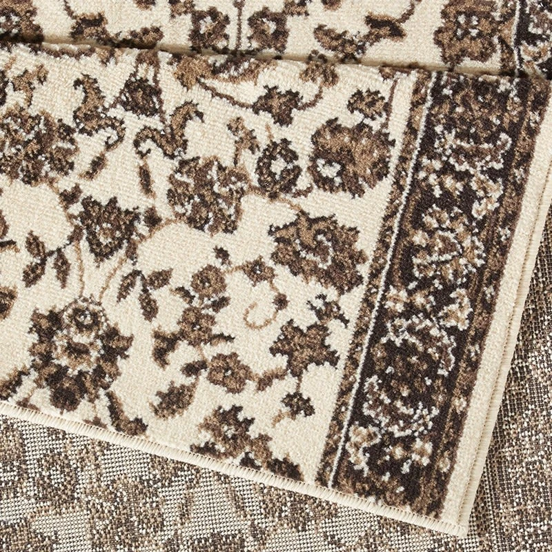 Kurzflor Teppich Läufer Vintage Creme 5 Kurzflor Teppich Läufer Vintage Creme – Bild 3