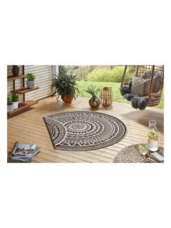 Wende-Teppich "Twin Supreme - Coron" In Schwarz/ Creme -Allgemeiner Haushaltswarenladen hanse home wende teppich twin supreme coron in schwarz creme 3