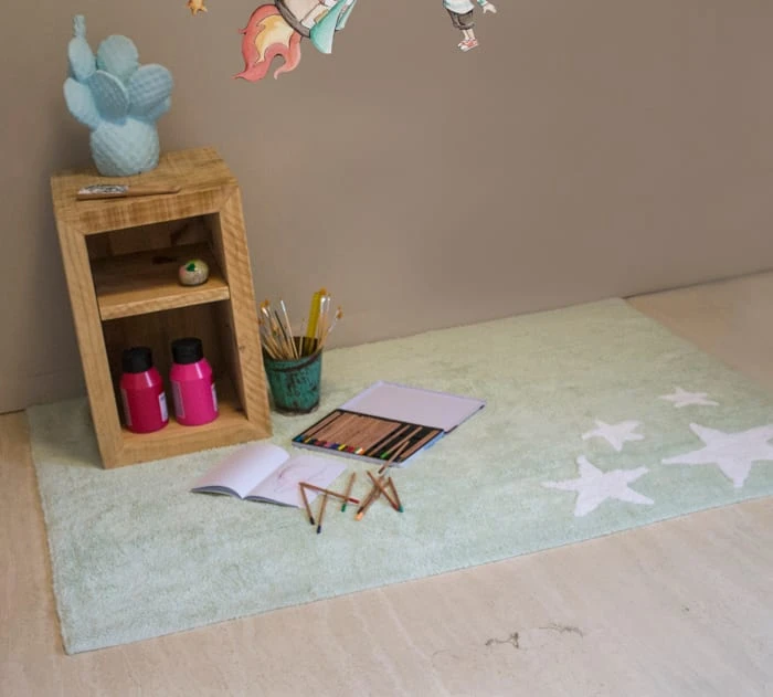 Teppich "Four Stars" In Grün - 160x120 Cm 8 Teppich "Four Stars" In Grün - 160x120 Cm – Bild 6