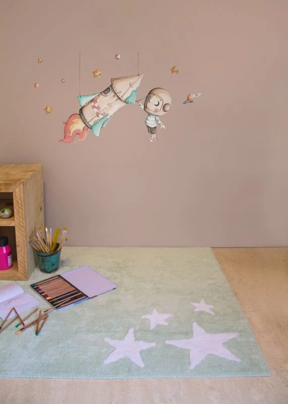 Teppich "Four Stars" In Grün - 160x120 Cm 10 Teppich "Four Stars" In Grün - 160x120 Cm – Bild 8