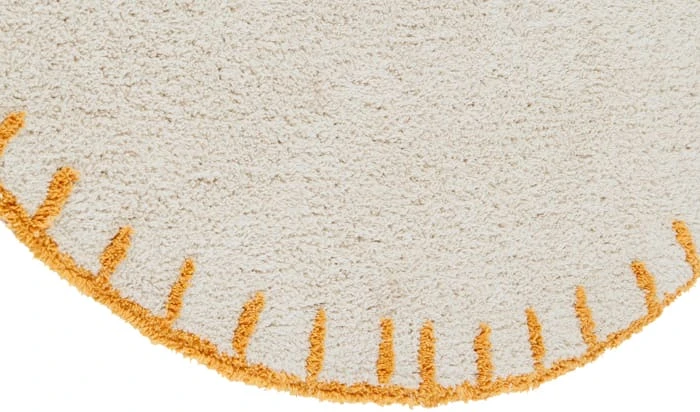 Teppich "Sky Shades" In Beige/Gelb - Ø 120 Cm 4 Teppich "Sky Shades" In Beige/Gelb - Ø 120 Cm – Bild 2