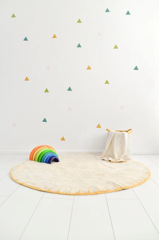 Teppich "Sky Shades" In Beige/Gelb - Ø 120 Cm 8 Teppich "Sky Shades" In Beige/Gelb - Ø 120 Cm – Bild 6