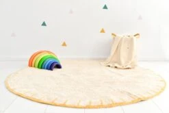 Teppich "Sky Shades" In Beige/Gelb - Ø 120 Cm 18 Teppich "Sky Shades" In Beige/Gelb - Ø 120 Cm -Allgemeiner Haushaltswarenladen happy decor kids teppich sky shades in beige gelb o 120 cm 6
