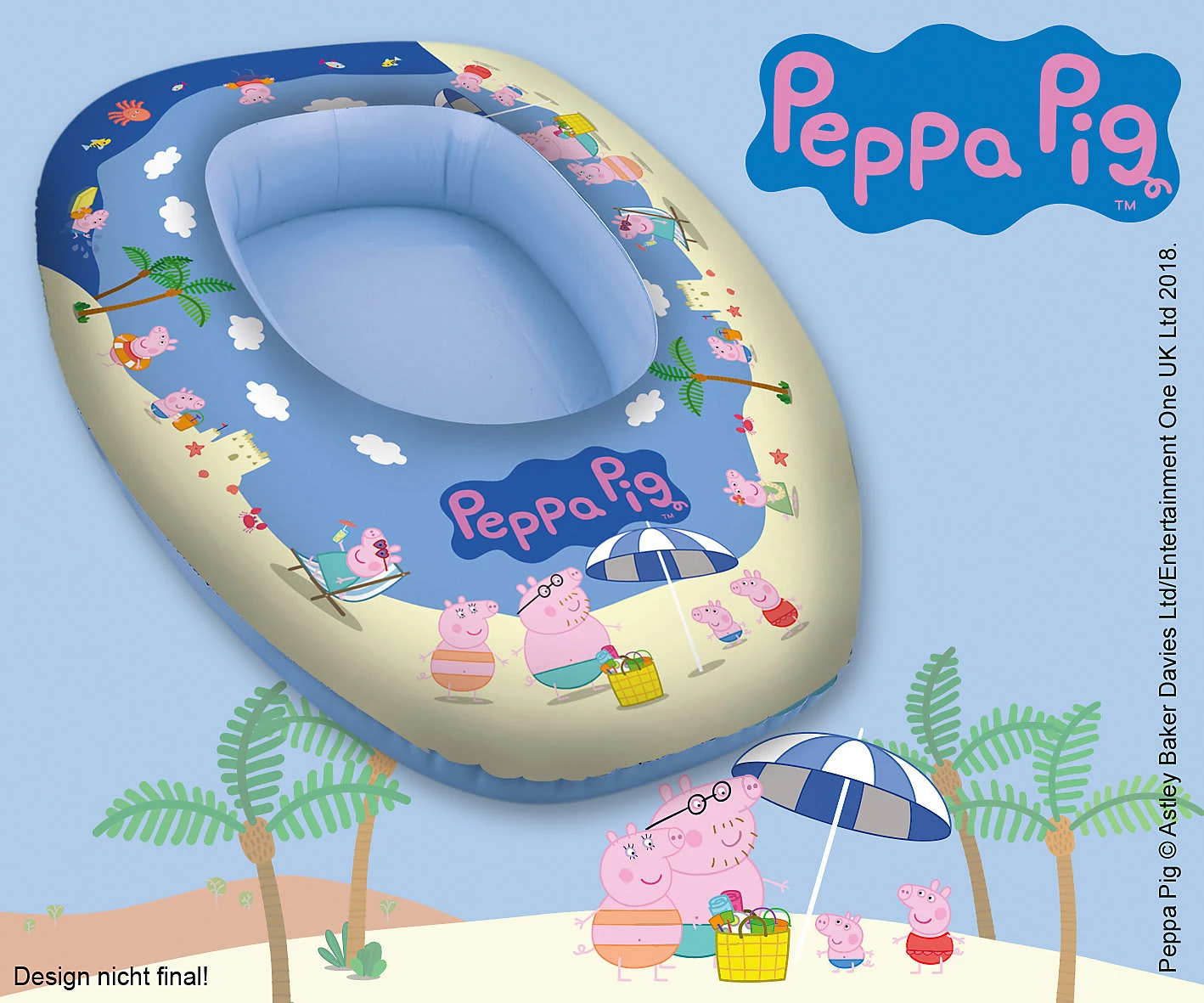 Happy People Peppa Pig Kinderboot 4 Happy People Peppa Pig Kinderboot – Bild 2