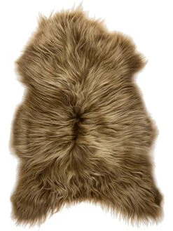 Lammfell In Rostbraun