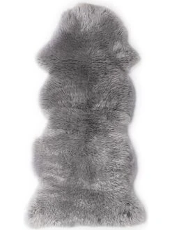 Merinowolle-Lammfell In Silber