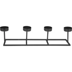 Adventskerzenhalter In Schwarz