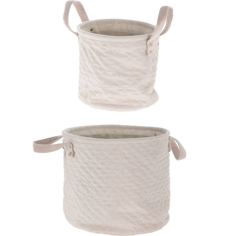 Aufbewahrungskörbe In Beige 3 Aufbewahrungskörbe In Beige