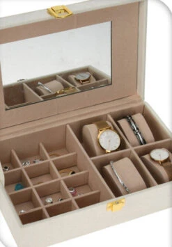 Schmuckschatulle In Beige 7 Schmuckschatulle In Beige -Allgemeiner Haushaltswarenladen homeandstyling collection schmuckschatulle in beige 2