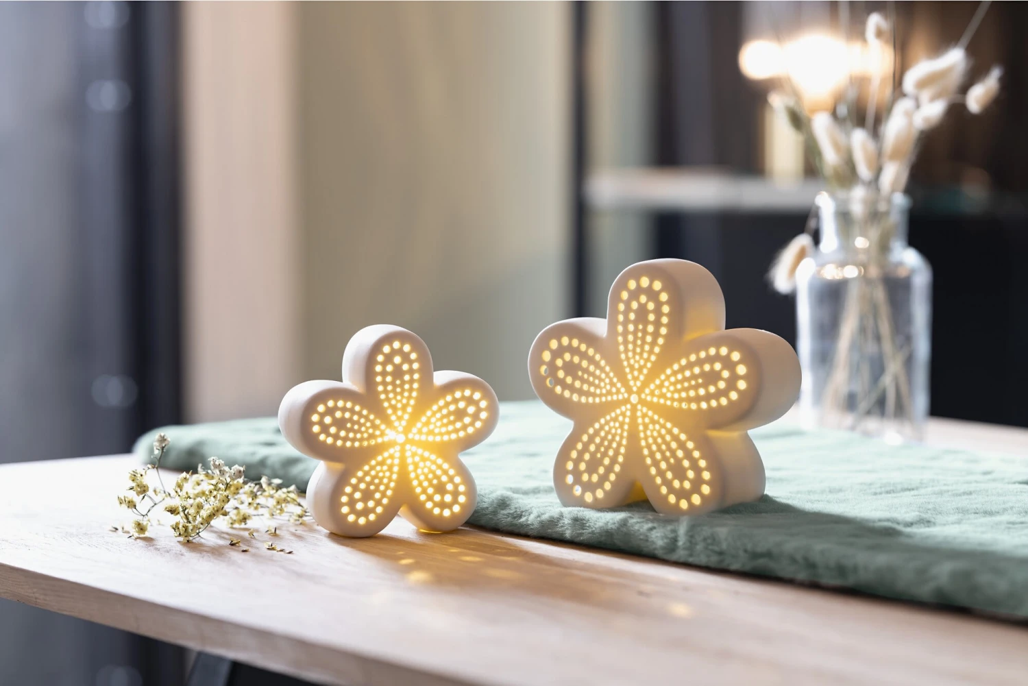 LED "White" 10x10x13cm In Weiß 4 LED "White" 10x10x13cm In Weiß – Bild 2