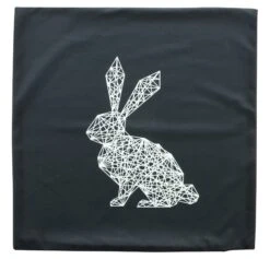 Spar-Set 2x Kissenhülle "Polygon", 45 X 45 Cm In Schwarz