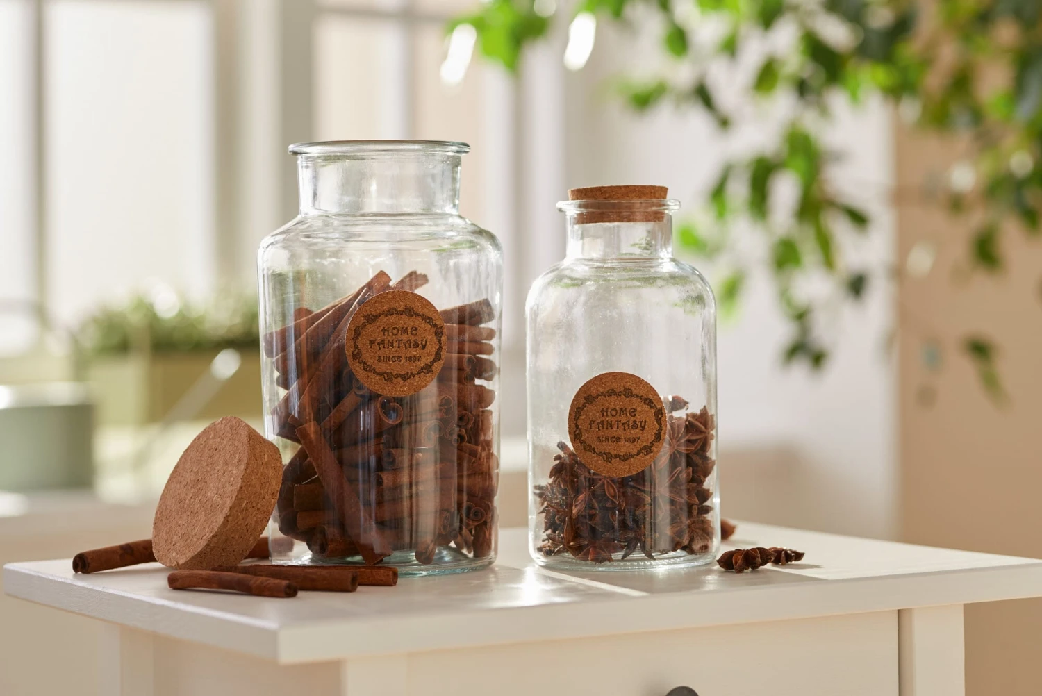 Vorratsglas "Fantasy" 130x130x240 In Bunt 4 Vorratsglas "Fantasy" 130x130x240 In Bunt – Bild 2