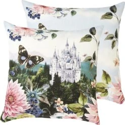 Kissen (Textil) "ONCE UPON A TIME" In Bunt 40X40 Cm