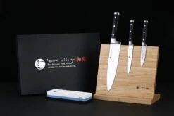 IZUMI ICHIAGO - 3-tlg. Kochmesser-Set Inkl. Magnetständer Und Wasserschleifstein -Allgemeiner Haushaltswarenladen izumi ichiago izumi ichiago 3 tlg kochmesser set inkl magnetstander und wasserschleifstein 1