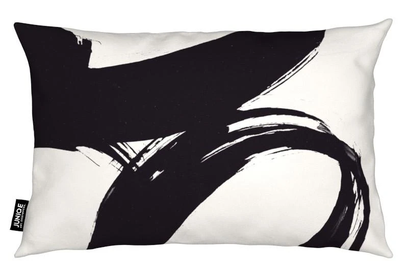 Kissen "Dune" In Schwarz & Weiß 4 Kissen "Dune" In Schwarz & Weiß – Bild 2