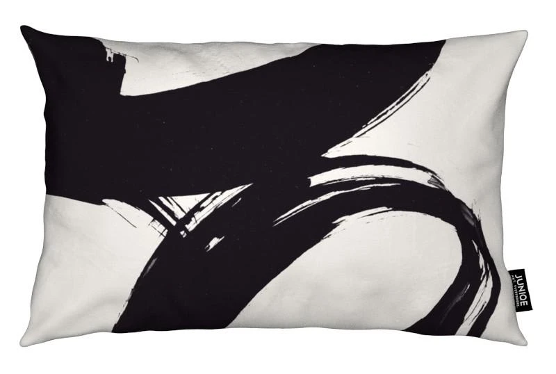 Kissen "Dune" In Schwarz & Weiß 3 Kissen "Dune" In Schwarz & Weiß