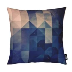 Kissen "Hystyry" In Blau & Braun