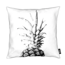 Kissen "Pineapple 01" In Schwarz & Weiß