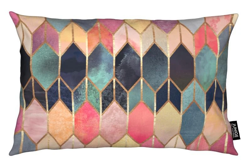 Kissen "Stained Glass" In Bunt 3 Kissen "Stained Glass" In Bunt