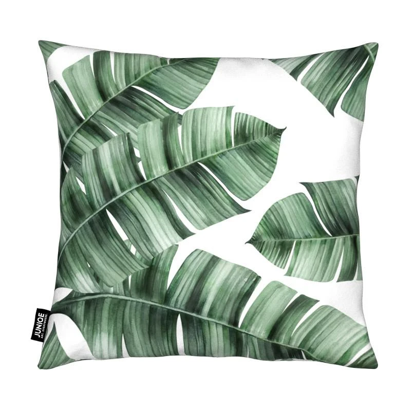 Kissen "Tropical No. 8" In Grün & Weiß 4 Kissen "Tropical No. 8" In Grün & Weiß – Bild 2