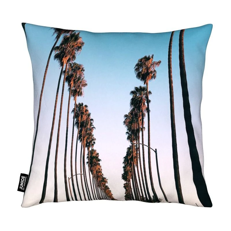 Kissen "Wanna Be In LA By @samfn" In Blau & Türkis 4 Kissen "Wanna Be In LA By @samfn" In Blau & Türkis – Bild 2