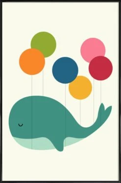 Poster In Kunststoffrahmen "Dream Walker" In Bunt & Cremeweiß