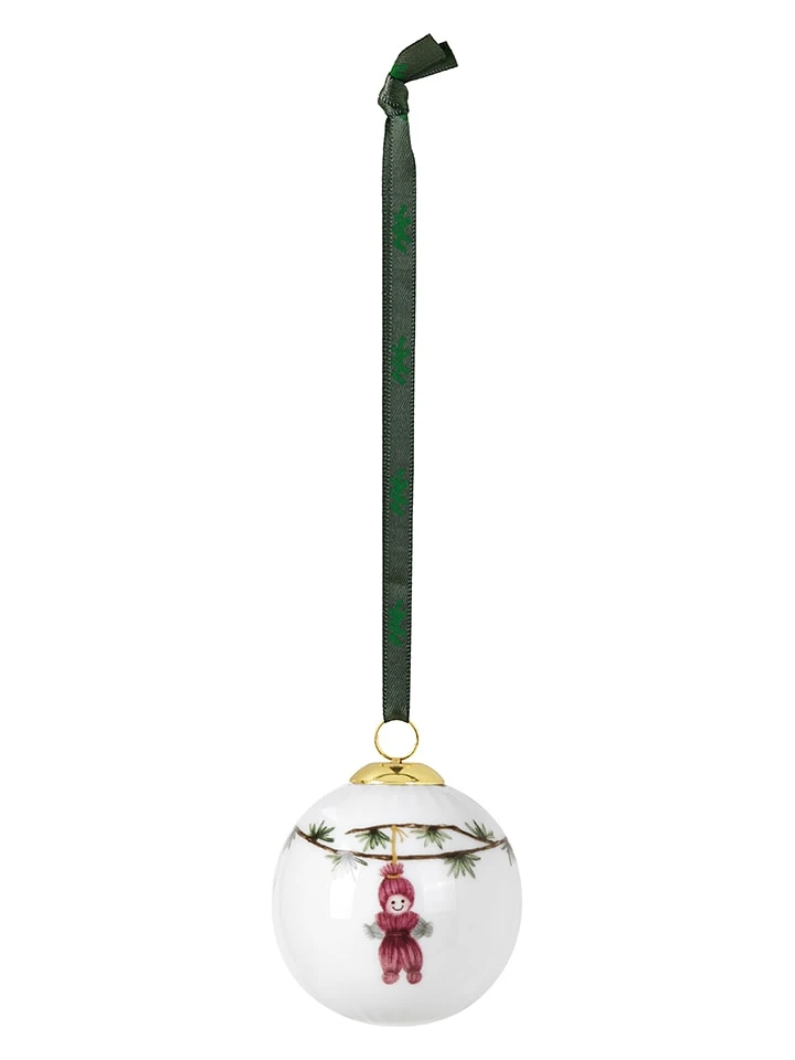 Christbaumkugel "Hammershøi 2021" In Weiß/ Bunt - Ø 6 Cm 4 Christbaumkugel "Hammershøi 2021" In Weiß/ Bunt - Ø 6 Cm – Bild 2