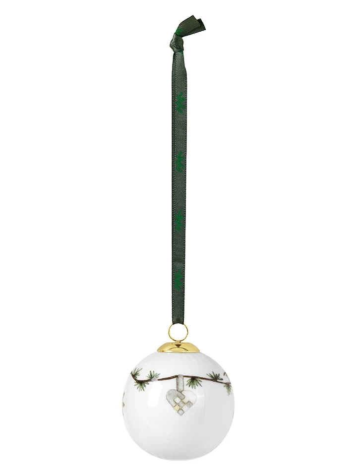 Christbaumkugel "Hammershøi 2021" In Weiß/ Bunt - Ø 6 Cm 5 Christbaumkugel "Hammershøi 2021" In Weiß/ Bunt - Ø 6 Cm – Bild 3