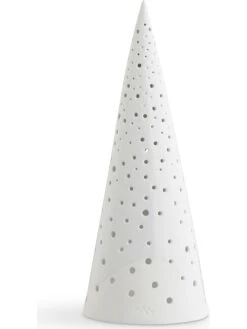 Teelichthalter "Nobili" In Weiß - (H)30 Cm