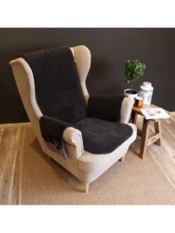 3tlg. Set: Lammfell-Sesselschoner Und Armlehnenschoner In Schwarz 7 3tlg. Set: Lammfell-Sesselschoner Und Armlehnenschoner In Schwarz -Allgemeiner Haushaltswarenladen kaiser naturfellprodukte handl 3tlg set lammfell sesselschoner und armlehnenschoner in schwarz 2