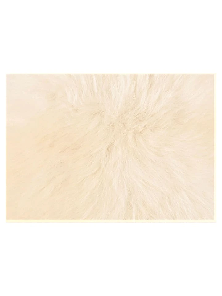 Dekorationslammfell In Creme 4 Dekorationslammfell In Creme – Bild 2